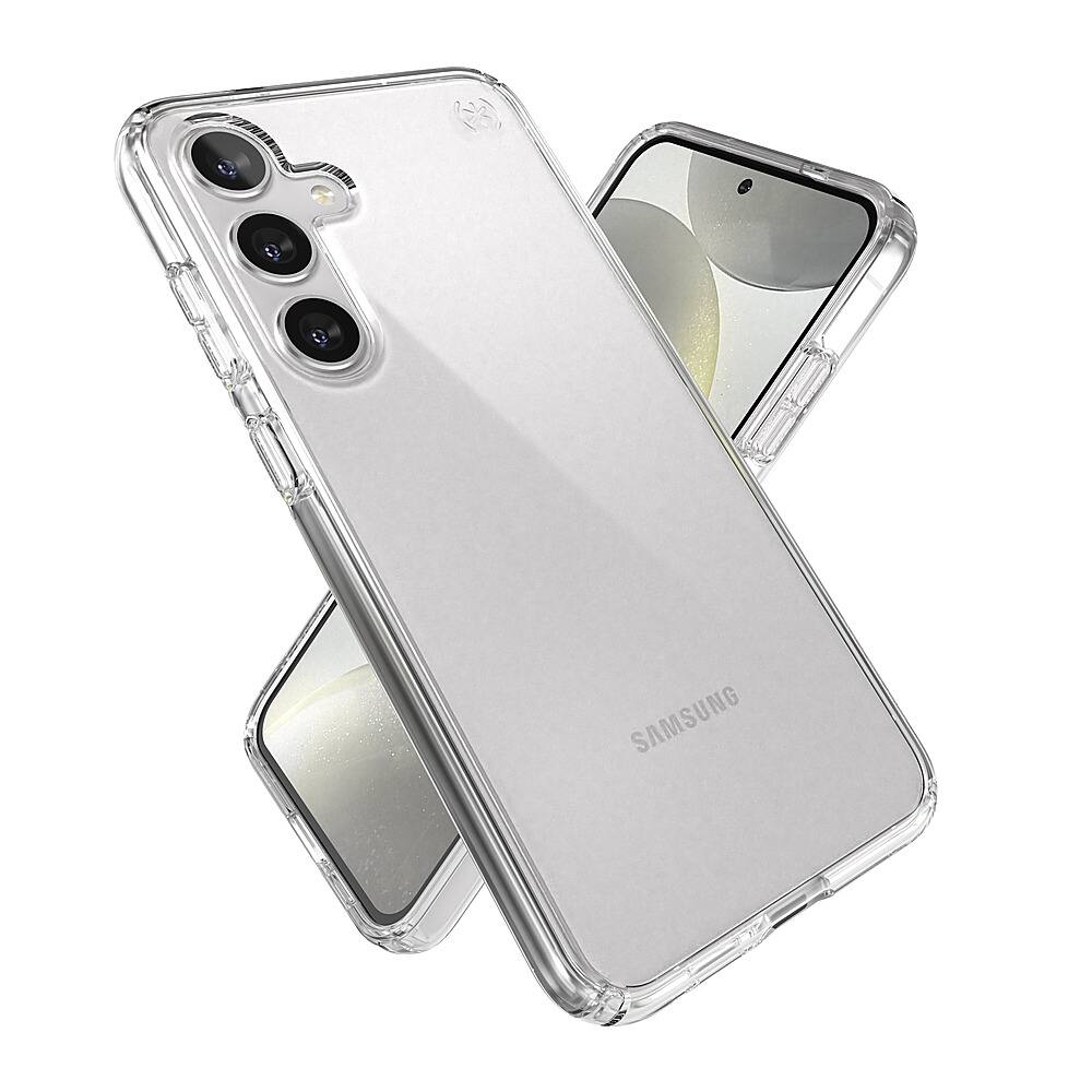 Alt View 2. Speck - Presidio2 Grip Case for Samsung Galaxy S24+ - Clear.