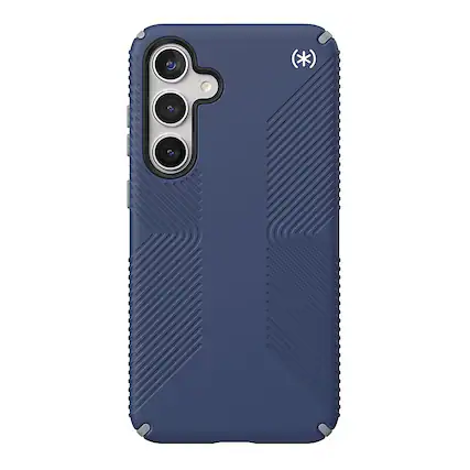 Front. Speck - Presidio2 Grip Case for Samsung Galaxy S24+ - Coastal Blue.