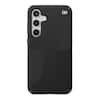 Front. Speck - Presidio2 Grip Case for Samsung Galaxy S24+ - Black.