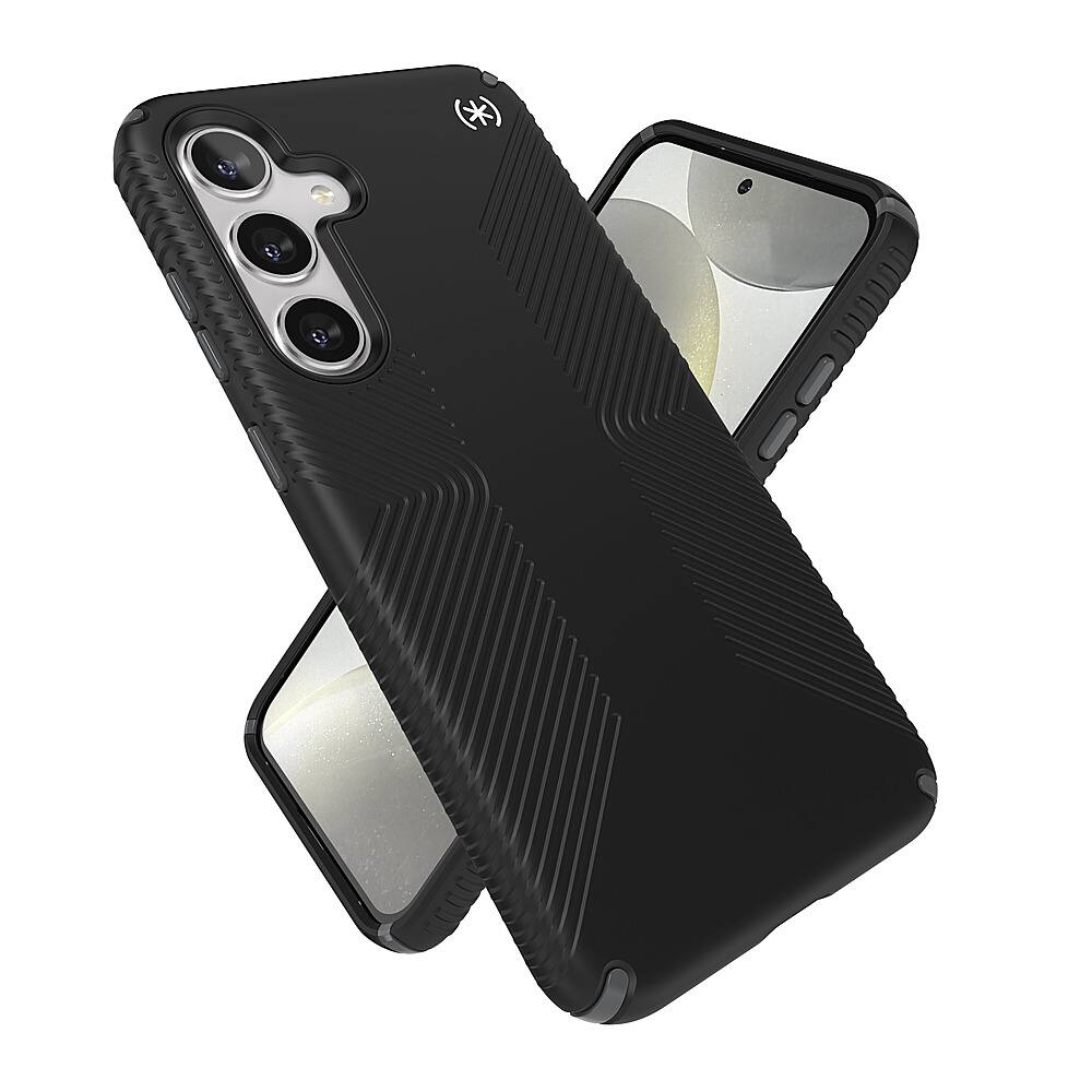 Alt View 2. Speck - Presidio2 Grip Case for Samsung Galaxy S24+ - Black.