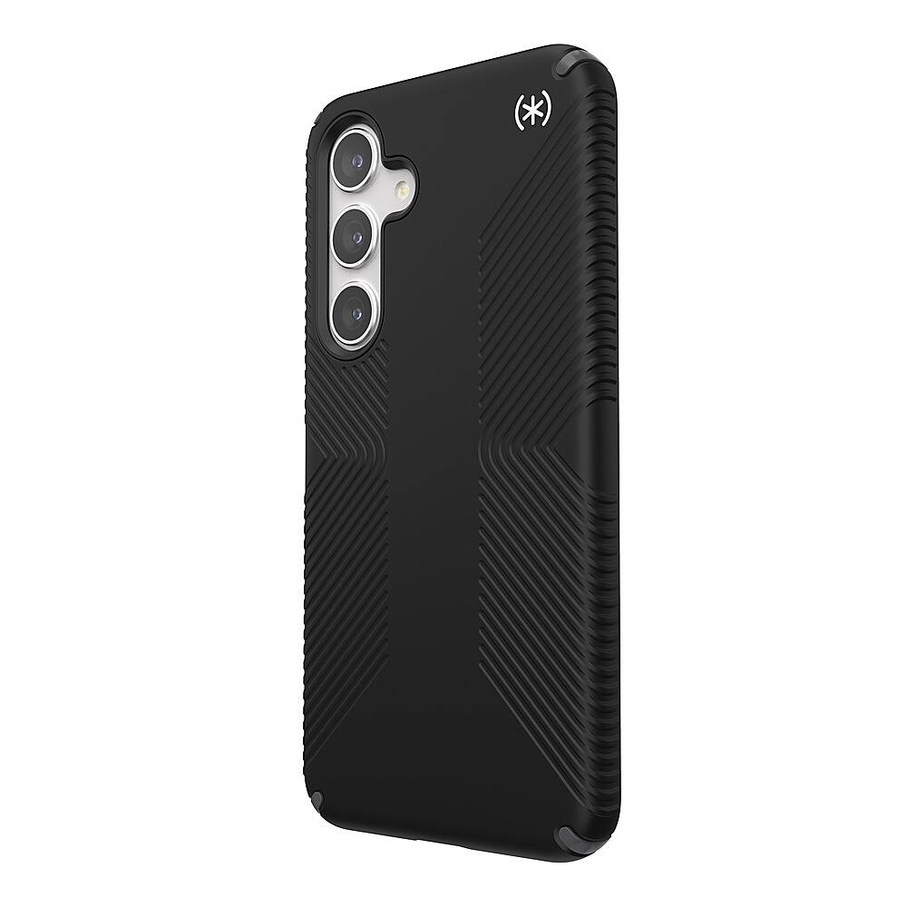 Left. Speck - Presidio2 Grip Case for Samsung Galaxy S24+ - Black.