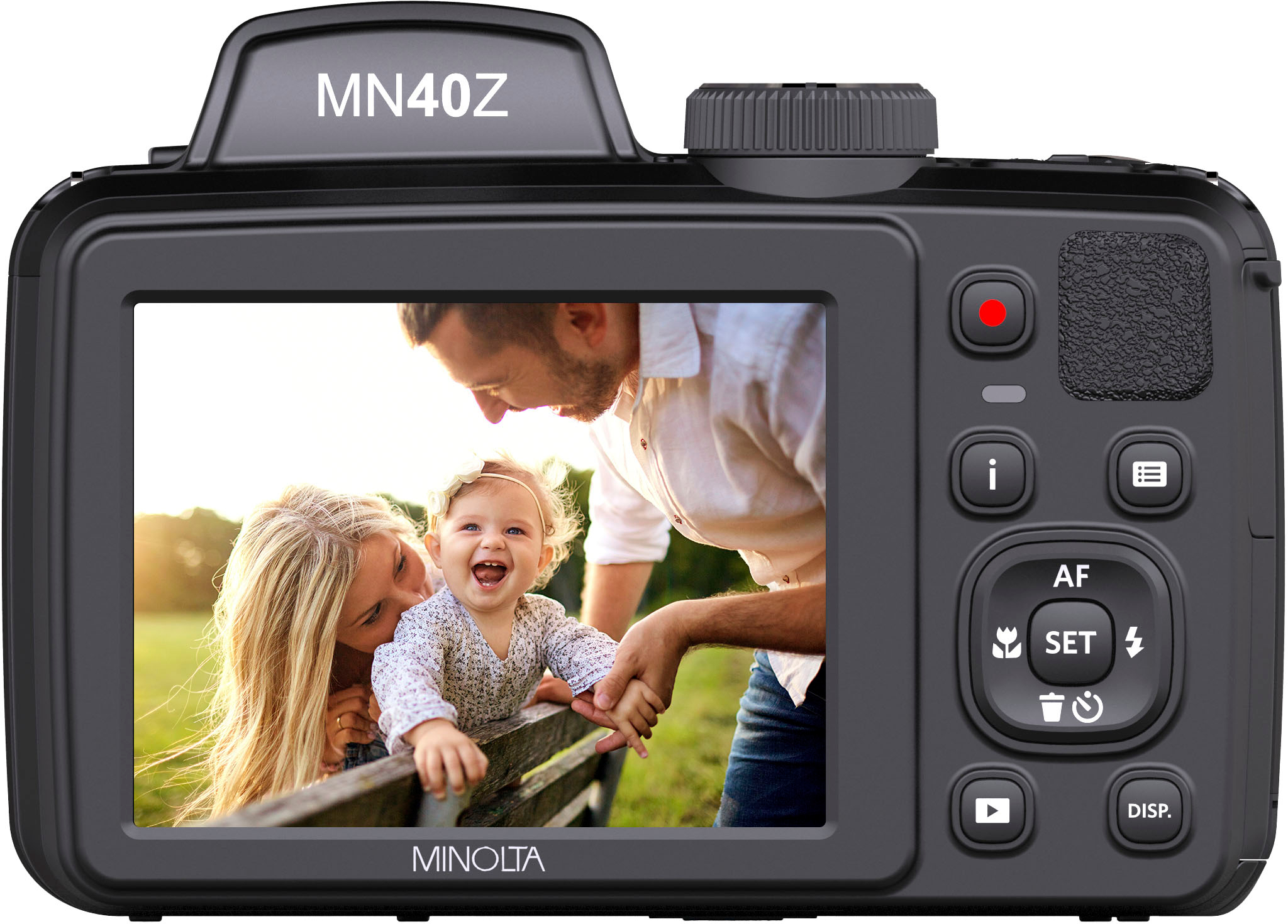 Minolta ProShot MN40Z 20.0 Megapixel Digital Camera Black MN40Z-BK - Best  Buy
