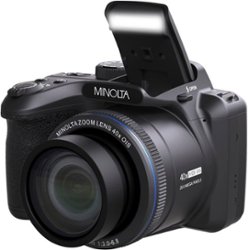 Minolta - ProShot MN40Z 20.0 Megapixel Digital Camera - Black - Front_Zoom