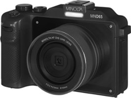 Minolta - MND65 56.0 Megapixel 4K Video Digital Camera - Black - Front_Zoom