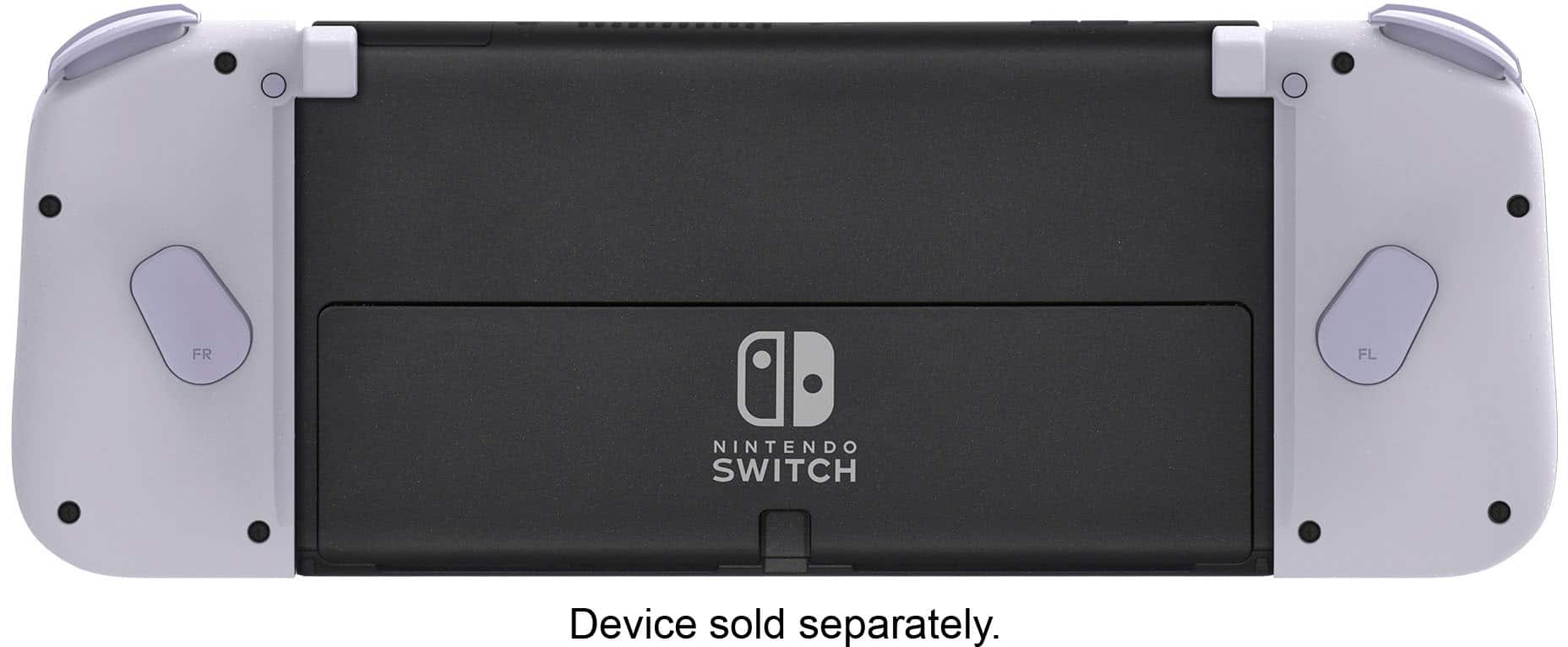 Back. Hori - Split Pad Compact Attachment Set for Nintendo Switch - Lavender.
