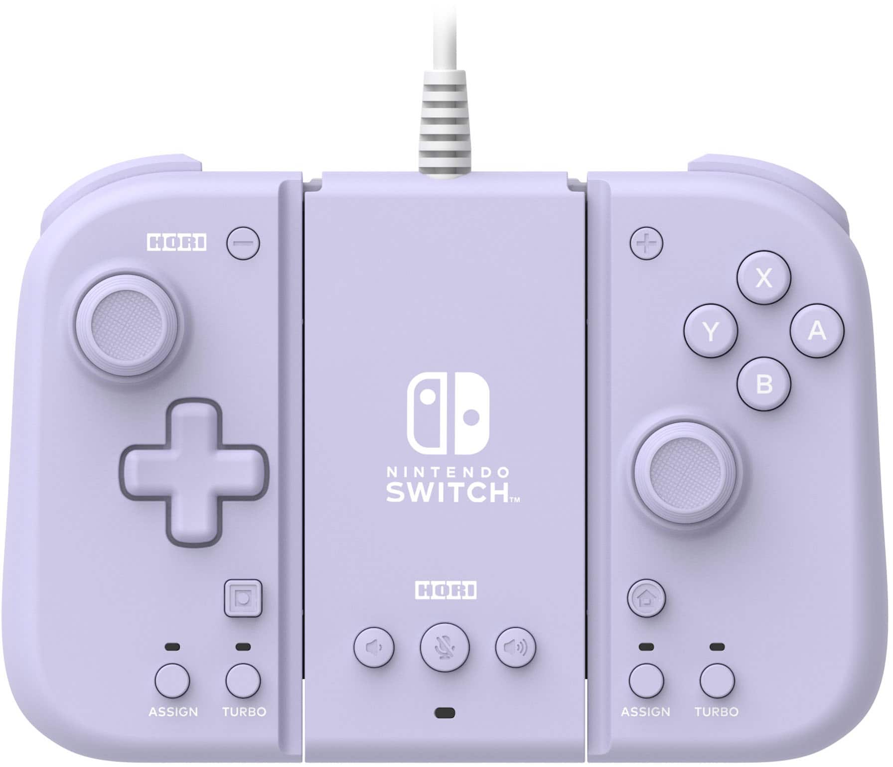 Hori - Split Pad Compact Attachment Set for Nintendo Switch - Lavender - Front_Zoom