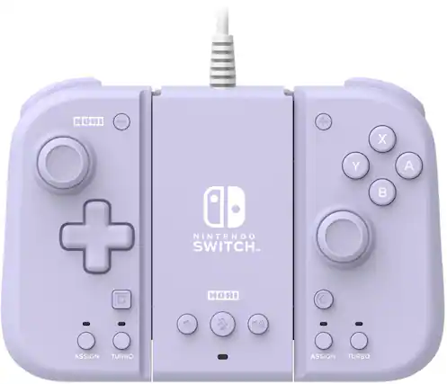 Front. Hori - HORI Split Pad Compact Attachment Set (Lavender) - Officially Licensed By Nintendo - Lavendar.