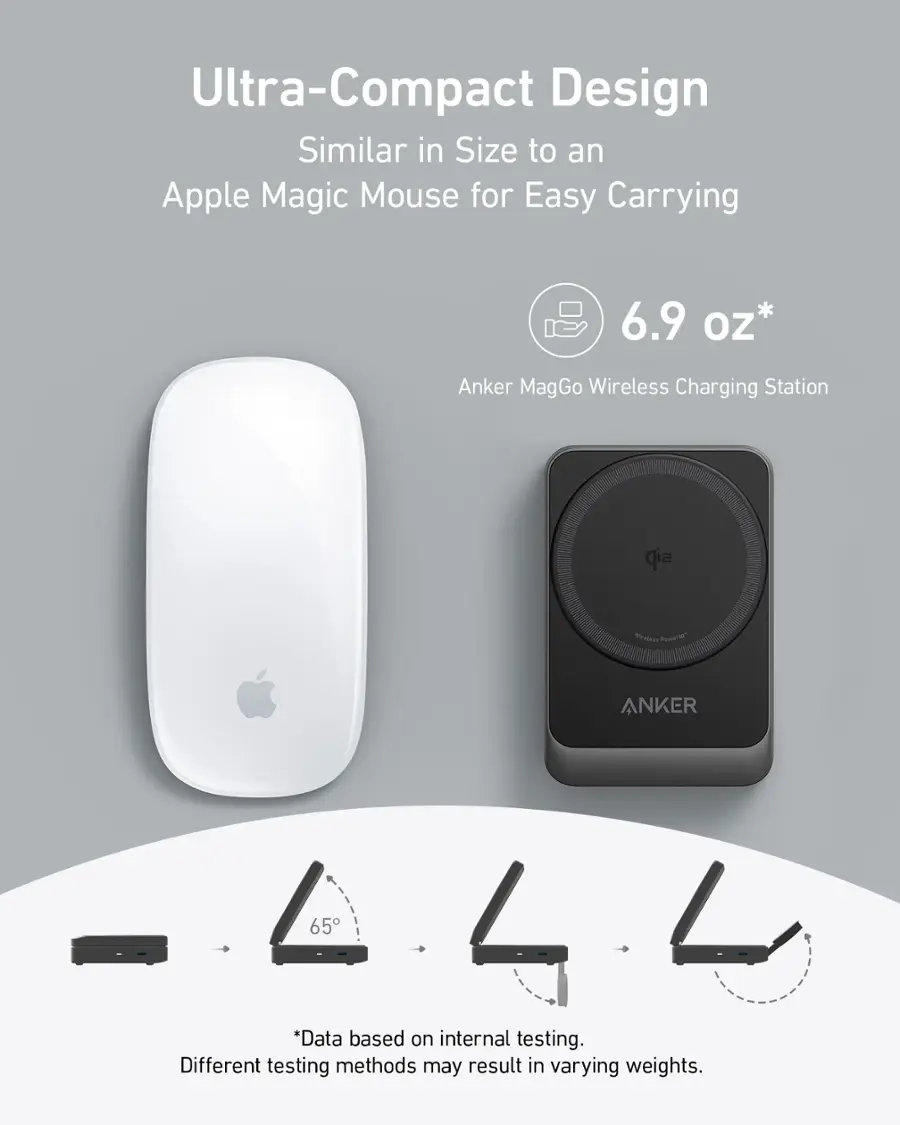 Alt View 14. Anker - Anker Qi2 MagGo Wireless Charger - Black.