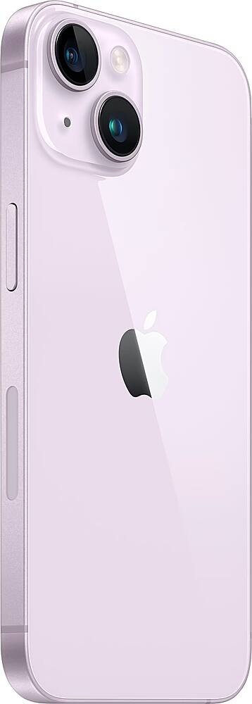 Angle. Apple - Pre-Owned iPhone 14 Plus 5G 256GB (Unlocked) - Purple.