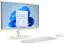 Left. HP - 21.5" Full HD All-in-One - Intel Celeron - 4GB Memory - 128GB SSD - Cashmere White.
