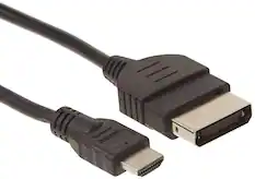 Front. Hyperkin - Panorama HD Cable for Xbox - Black.