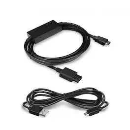 Hyperkin - 3-in-1 HDTV Cable for GameCube/N64/Super NES - Black