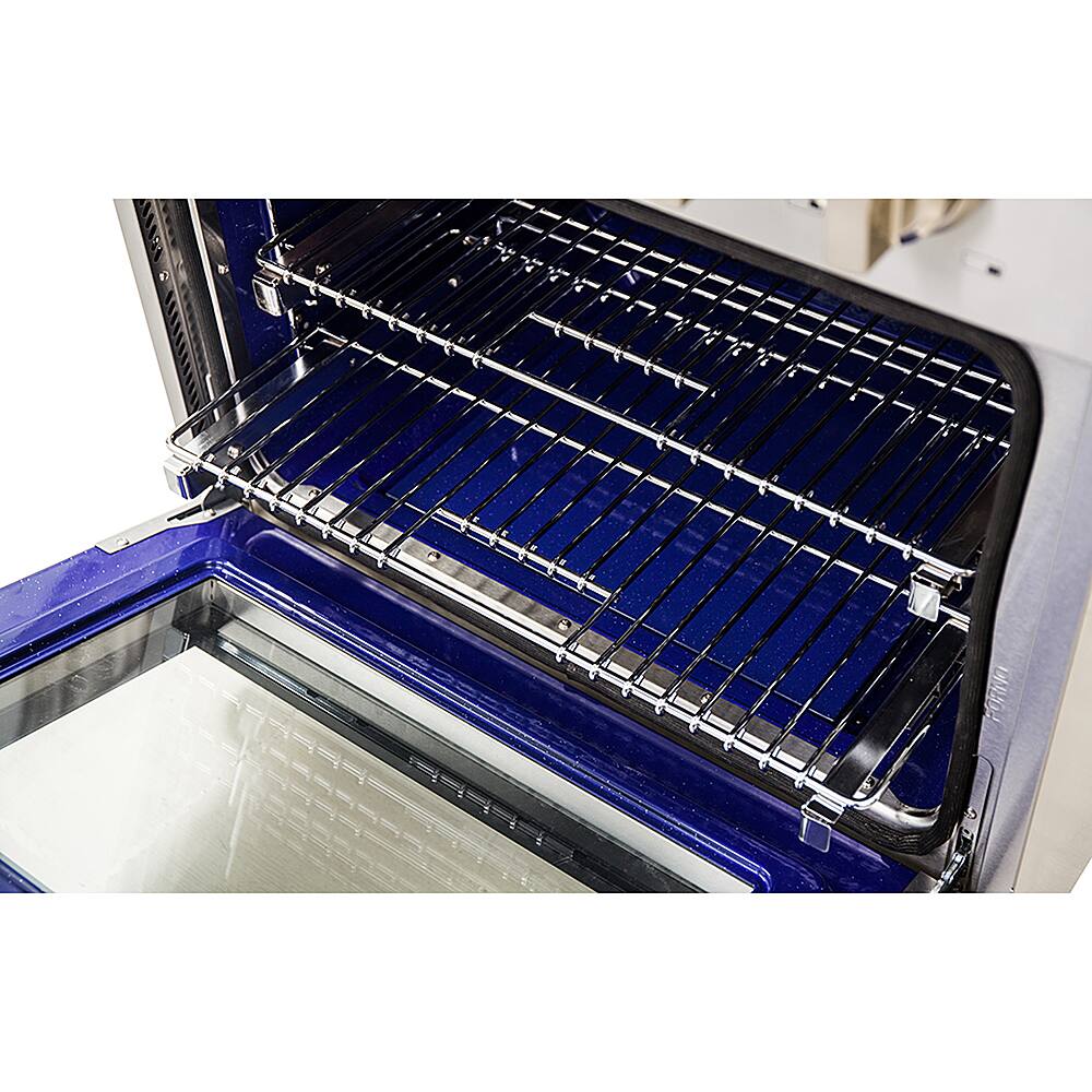 Alt View 11. Forno Appliances - Massimo 5.36 Cu. Ft. Freestanding Dual Fuel Range - Stainless steel.