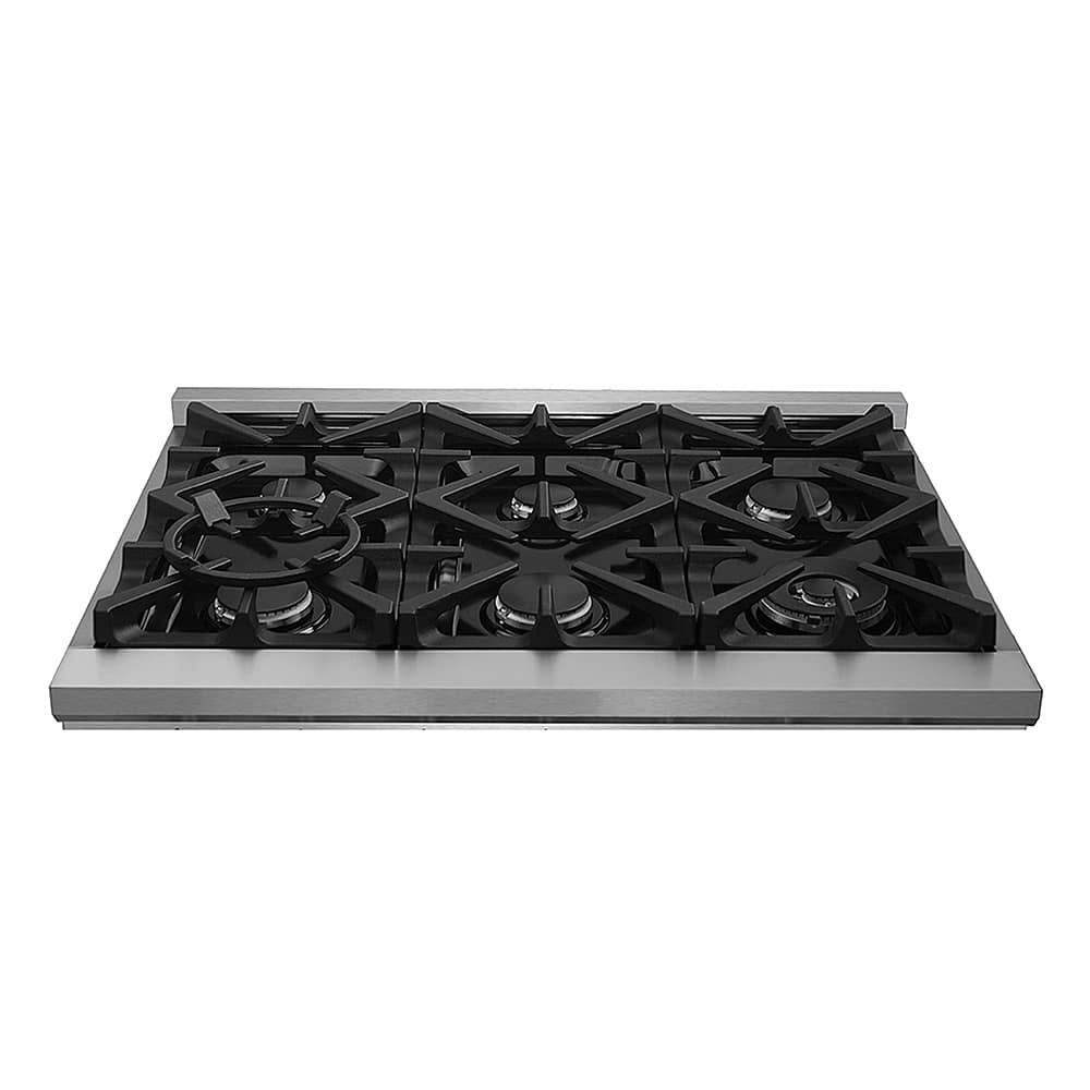 Alt View 22. Forno Appliances - Massimo 5.36 Cu. Ft. Freestanding Dual Fuel Range - Stainless steel.