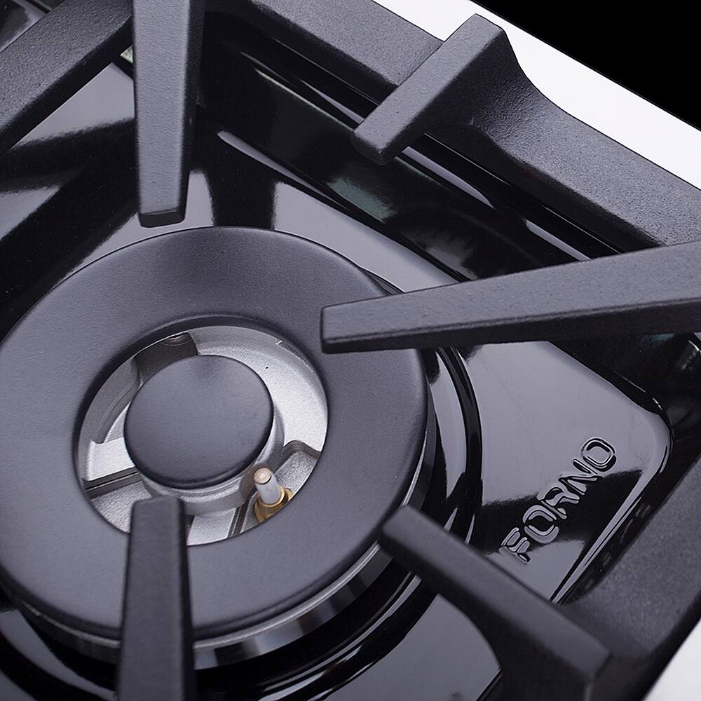 Alt View 12. Forno Appliances - Massimo 6.58 Cu. Ft. Freestanding Dual Fuel Range - Stainless steel.