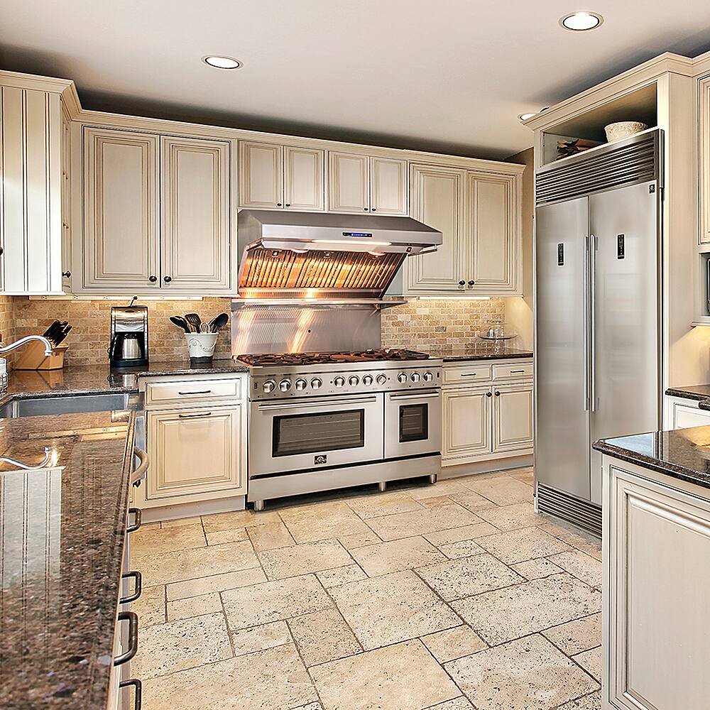 Alt View 25. Forno Appliances - Massimo 6.58 Cu. Ft. Freestanding Dual Fuel Range - Stainless steel.