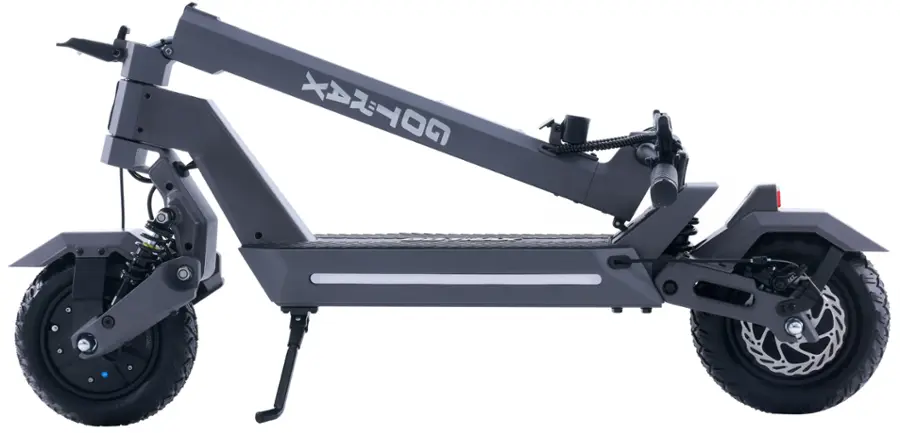 Alt View 16. GoTrax - RAPTOR Electric Scooter w/28 mi Max Operating Range & 30mph Max Speed - Gray.