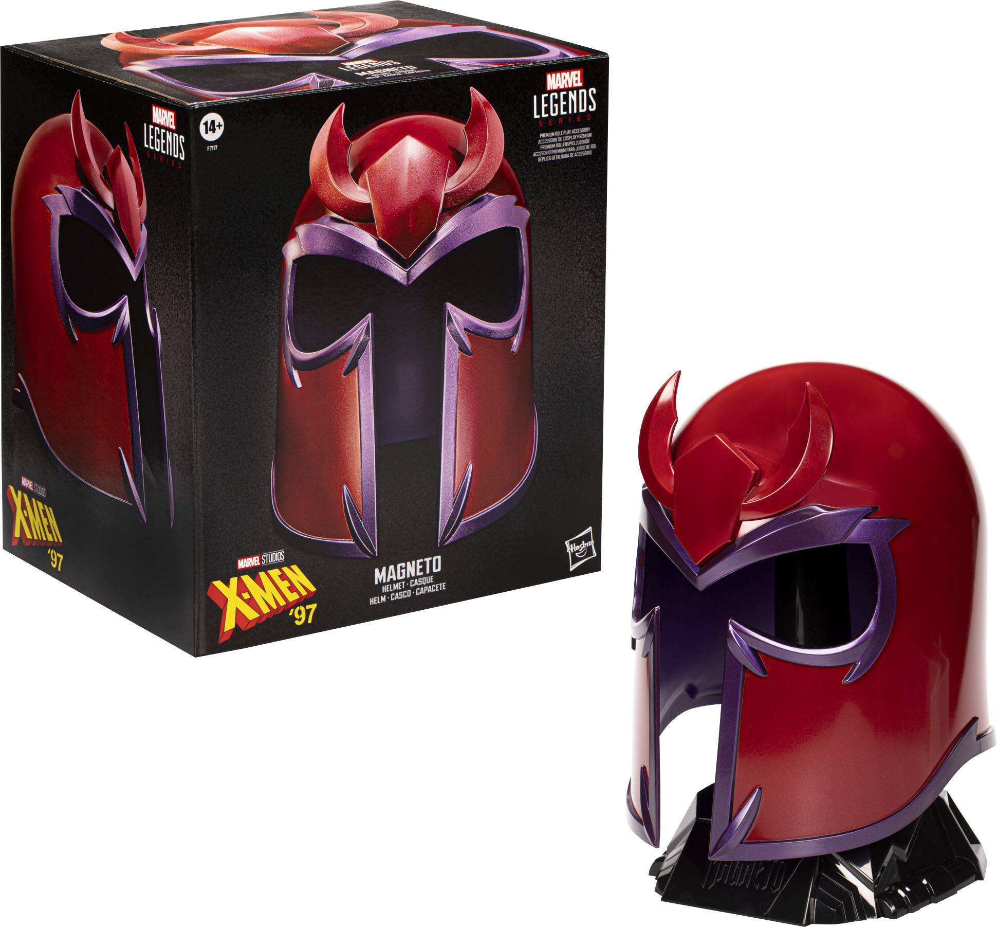 Front. Marvel - Legends Series Magneto Roleplay Item.