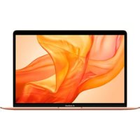 Apple MacBook Air 13.3" Certified Refurbished 2560x1600 - Intel Core i3 Touch ID with 8GB Memory - 256GB SSD - Gold - Front_Zoom