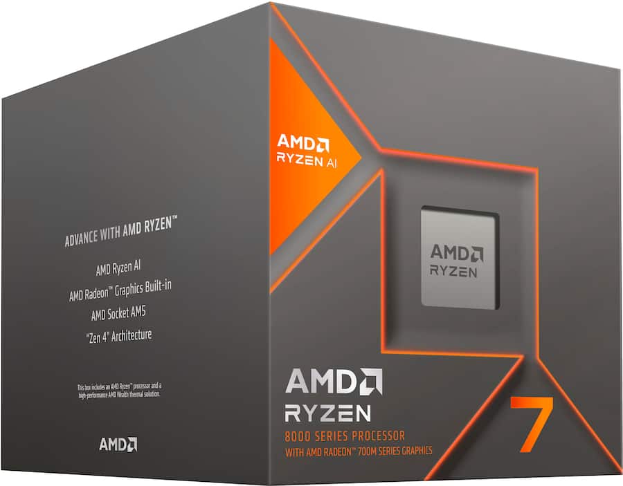 AMD Ryzen 7 8700G 8 core 16 thread 4.2 GHz (5.1 GHz Max Boost AMD Ryzen 7 8700G 8 core 16 thread 4.2 GHz (5.1 GHz Max Boost
