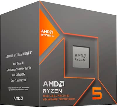 AMD Ryzen 5 8600G 6 core 12 thread – 4.3 GHz (5.0 GHz Max Boost AMD Ryzen 5 8600G 6 core 12 thread – 4.3 GHz (5.0 GHz Max Boost