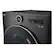 Alt View 19. LG - 7.8 Cu. Ft. Stackable Smart Electric Dryer with Ventless Heat Pump Technology - Black Steel.