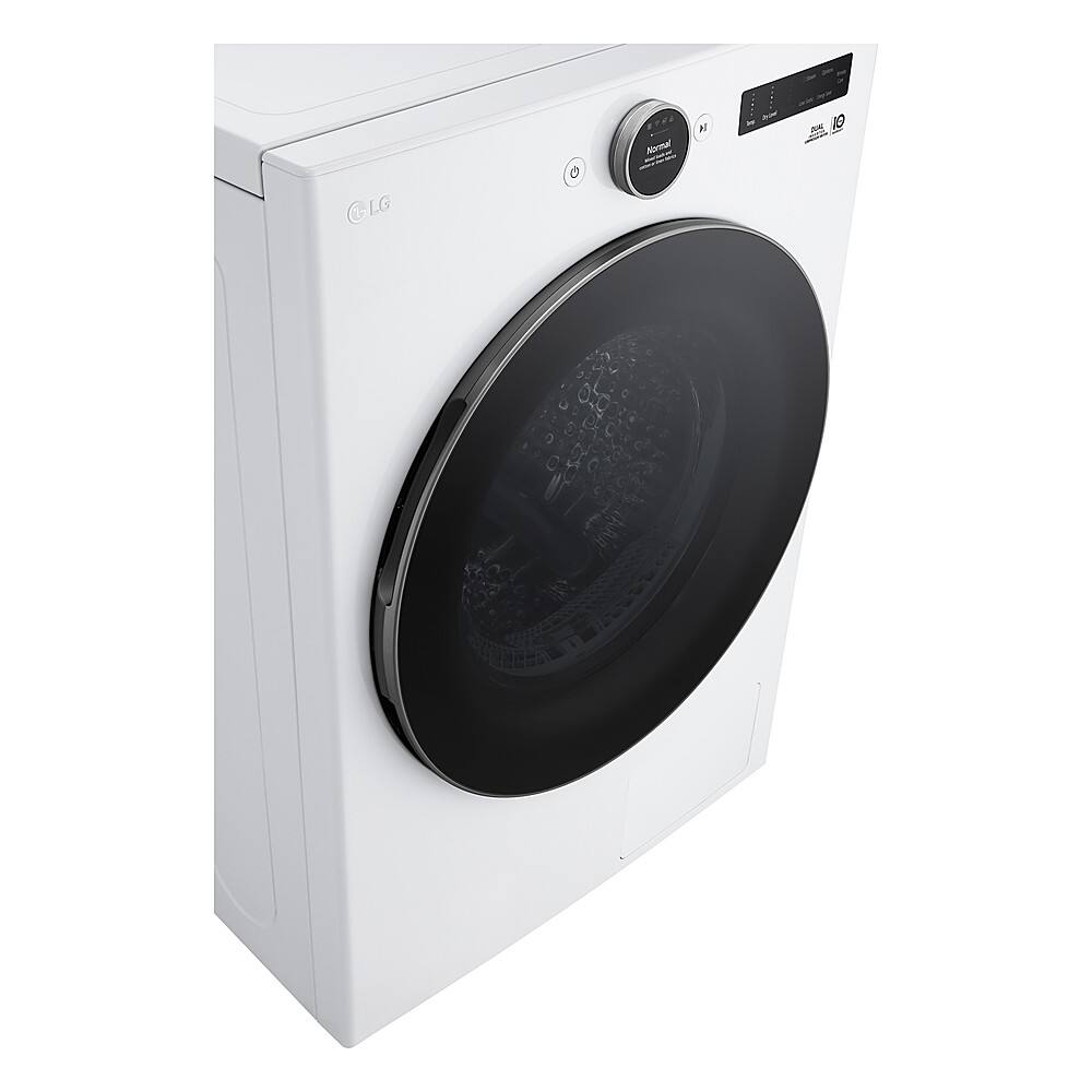 Alt View 17. LG - 7.8 Cu. Ft. Stackable Smart Electric Dryer with Ventless Heat Pump Technology - White.