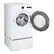 Alt View 21. LG - 7.8 Cu. Ft. Stackable Smart Electric Dryer with Ventless Heat Pump Technology - White.