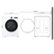 Left. LG - 7.8 Cu. Ft. Stackable Smart Electric Dryer with Ventless Heat Pump Technology - White.