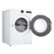 Alt View 6. LG - 7.8 Cu. Ft. Stackable Smart Electric Dryer with Ventless Heat Pump Technology - White.