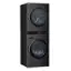 Angle. LG - 5.0 Cu. Ft. HE Smart Front Load Washer and 7.8 Cu. Ft. Electric Dryer WashTower with Steam and Ventless Heat Pump Tech - Black Steel.