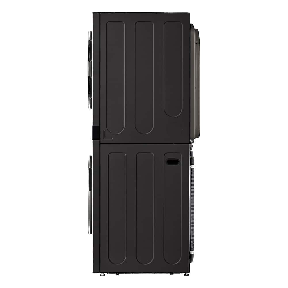 Alt View 24. LG - 5.0 Cu. Ft. HE Smart Front Load Washer and 7.8 Cu. Ft. Electric Dryer WashTower with Steam and Ventless Heat Pump Tech - Black Steel.