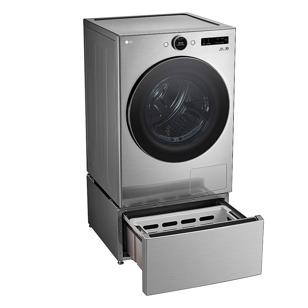 Alt View 19. LG - 7.8 Cu. Ft. Stackable Smart Electric Dryer with Ventless Heat Pump Technology - Graphite Steel.
