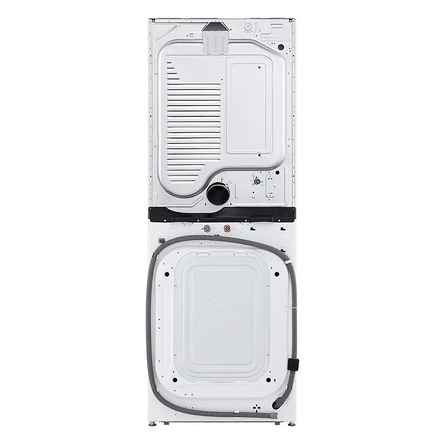 Alt View 25. LG - STUDIO 5.0 Cu. Ft. HE Smart Front Load Washer and 7.4 Cu. Ft. Electric Dryer WashTower with Steam and TurboWash 360 - Essence White.