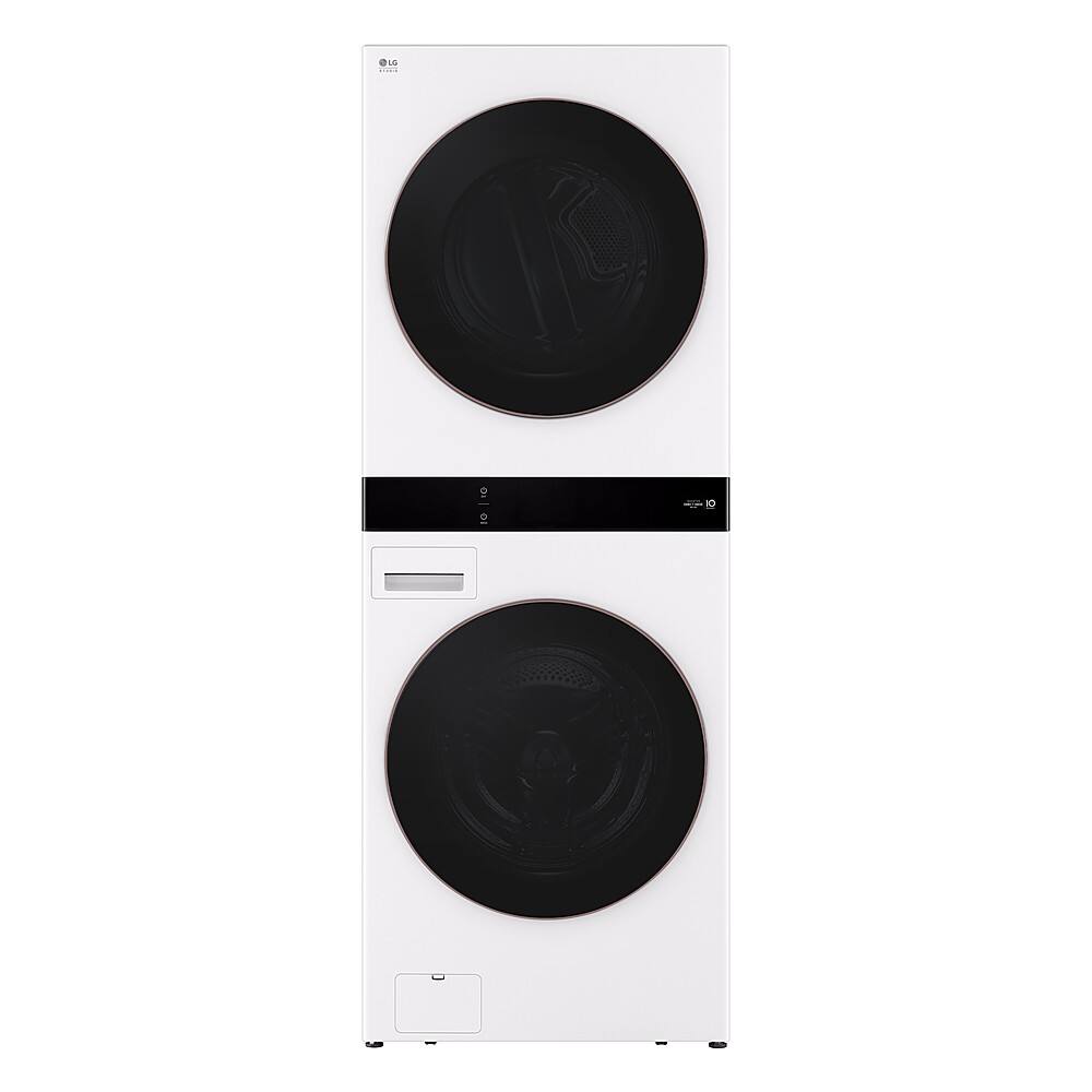 LG STUDIO 5.0 Cu. Ft. HE Smart Front Load Washer and 7.4 Cu