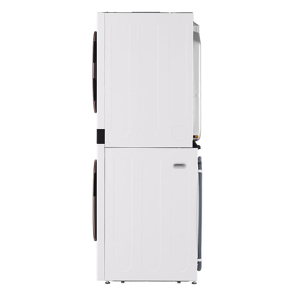 Alt View 25. LG - STUDIO 5.0 Cu. Ft. HE Smart Front Load Washer and 7.4 Cu. Ft. Gas Dryer WashTower with Steam and TurboWash 360 - Essence White.