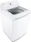 Angle. LG - 4.3 Cu. Ft. High-Efficiency Top Load Washer with SlamProof Glass Lid - White.