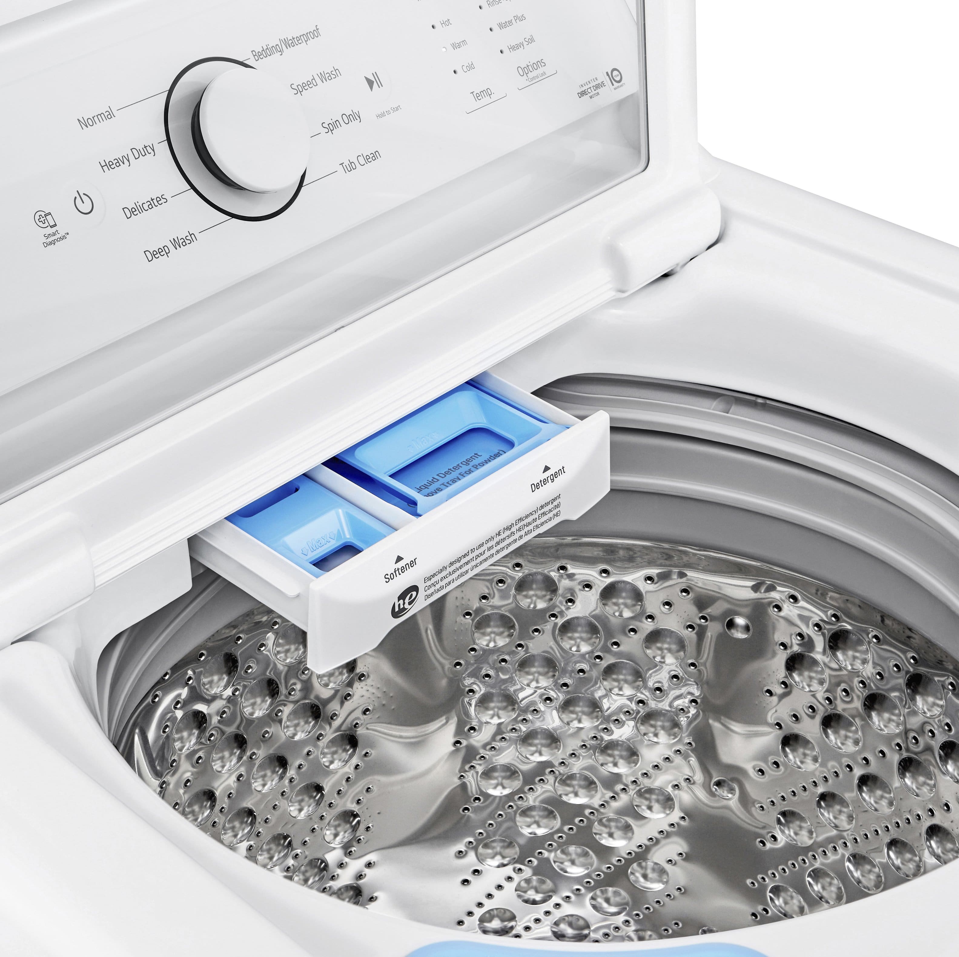 LG 4.3 Cu. Ft. High Efficiency Top Load Washer with SlamProof LG 4.3 Cu. Ft. High Efficiency Top Load Washer with SlamProof