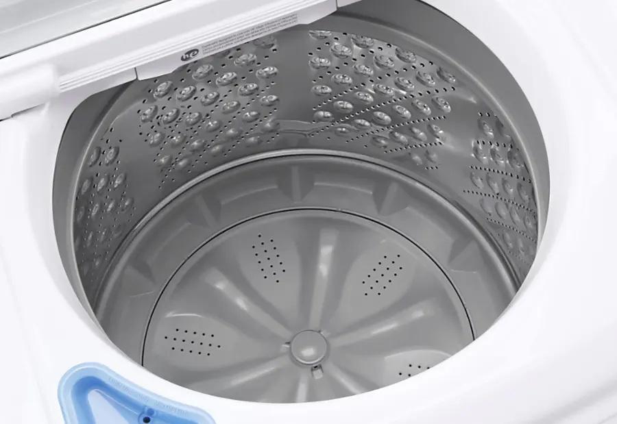 Alt View 15. LG - 4.3 Cu. Ft. High-Efficiency Top Load Washer with SlamProof Glass Lid - White.