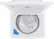 Alt View 1. LG - 4.3 Cu. Ft. High-Efficiency Top Load Washer with SlamProof Glass Lid - White.