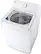 Left. LG - 4.3 Cu. Ft. High-Efficiency Top Load Washer with SlamProof Glass Lid - White.
