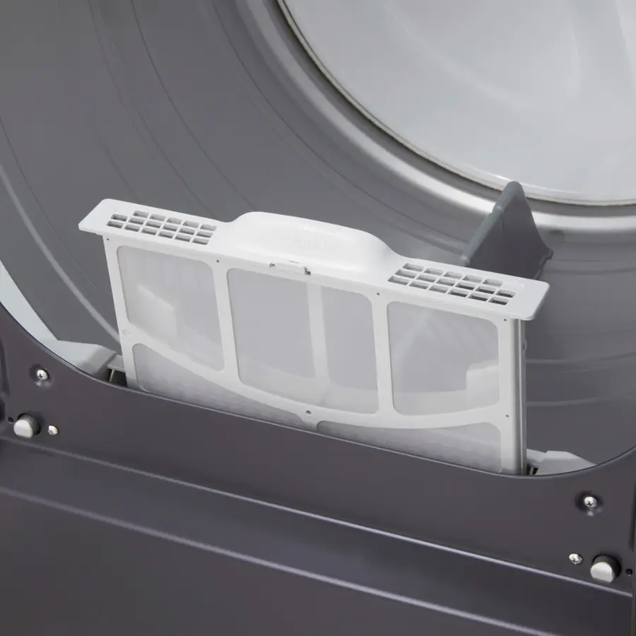 Alt View 16. LG - 7.3 Cu. Ft. Smart Electric Dryer with EasyLoad Door - Matte Black.