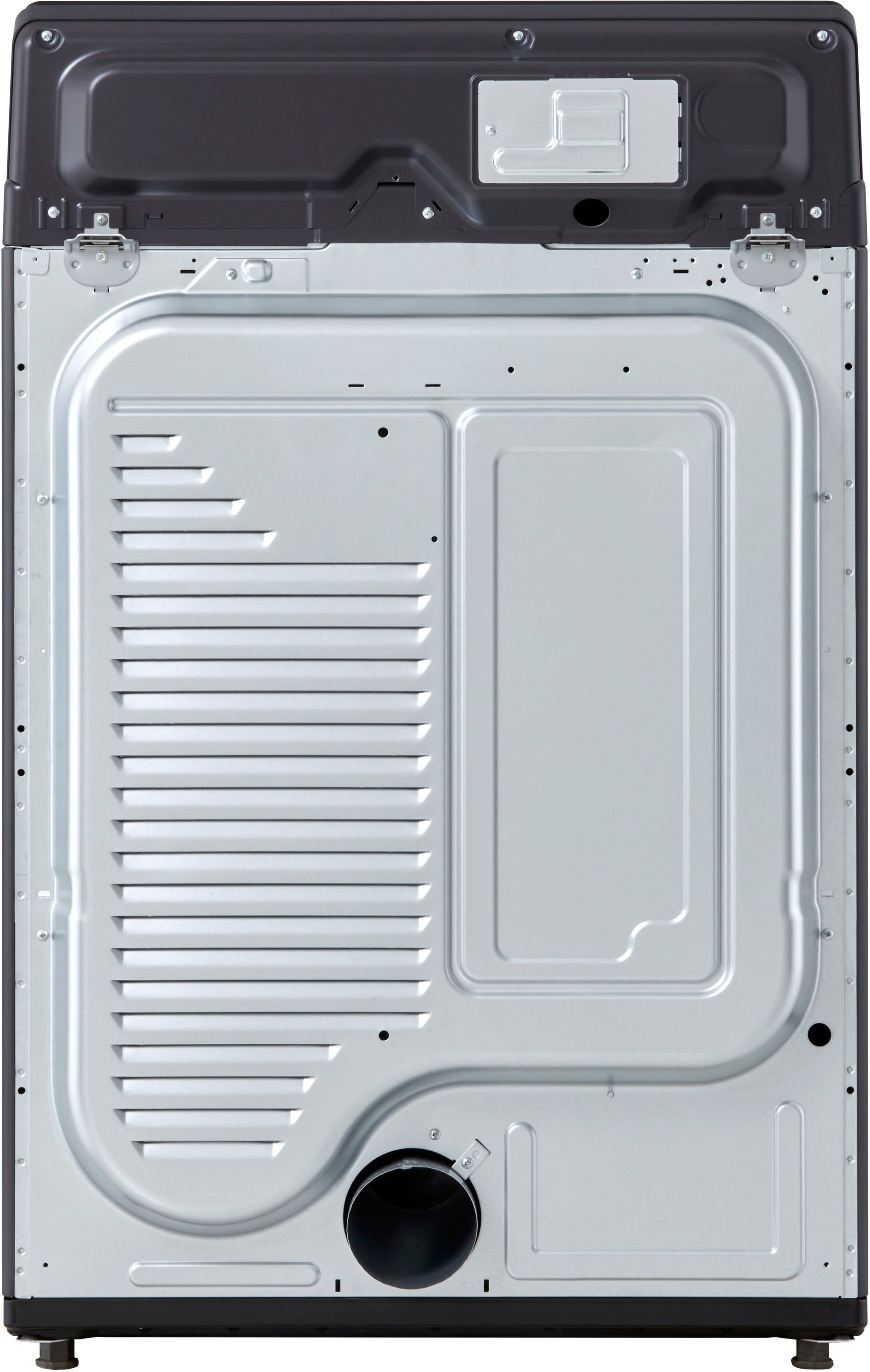 Alt View 18. LG - 7.3 Cu. Ft. Smart Electric Dryer with EasyLoad Door - Matte Black.