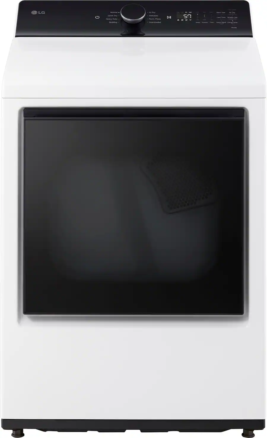 LG 7.3 Cu. Ft. Smart Electric Dryer with EasyLoad Door Alpine White ...