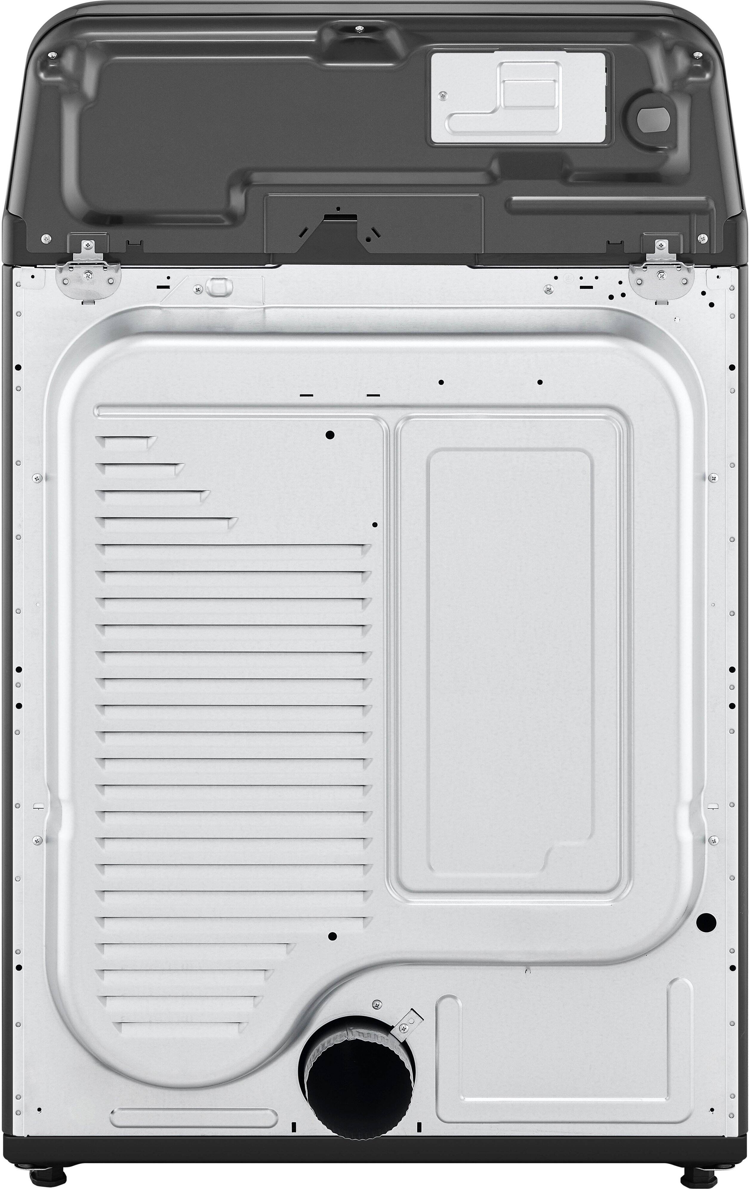 Alt View 14. LG - 7.3 Cu. Ft. Electric Dryer with Sensor Dry - Monochrome Grey.