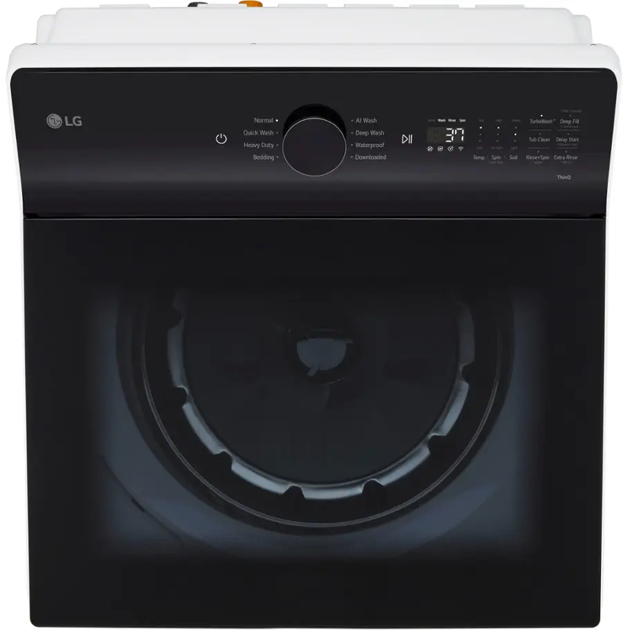 Alt View 12. LG - 5.3 Cu. Ft. High Efficiency Smart Top Load Washer with TurboWash3D Technology - Alpine White.