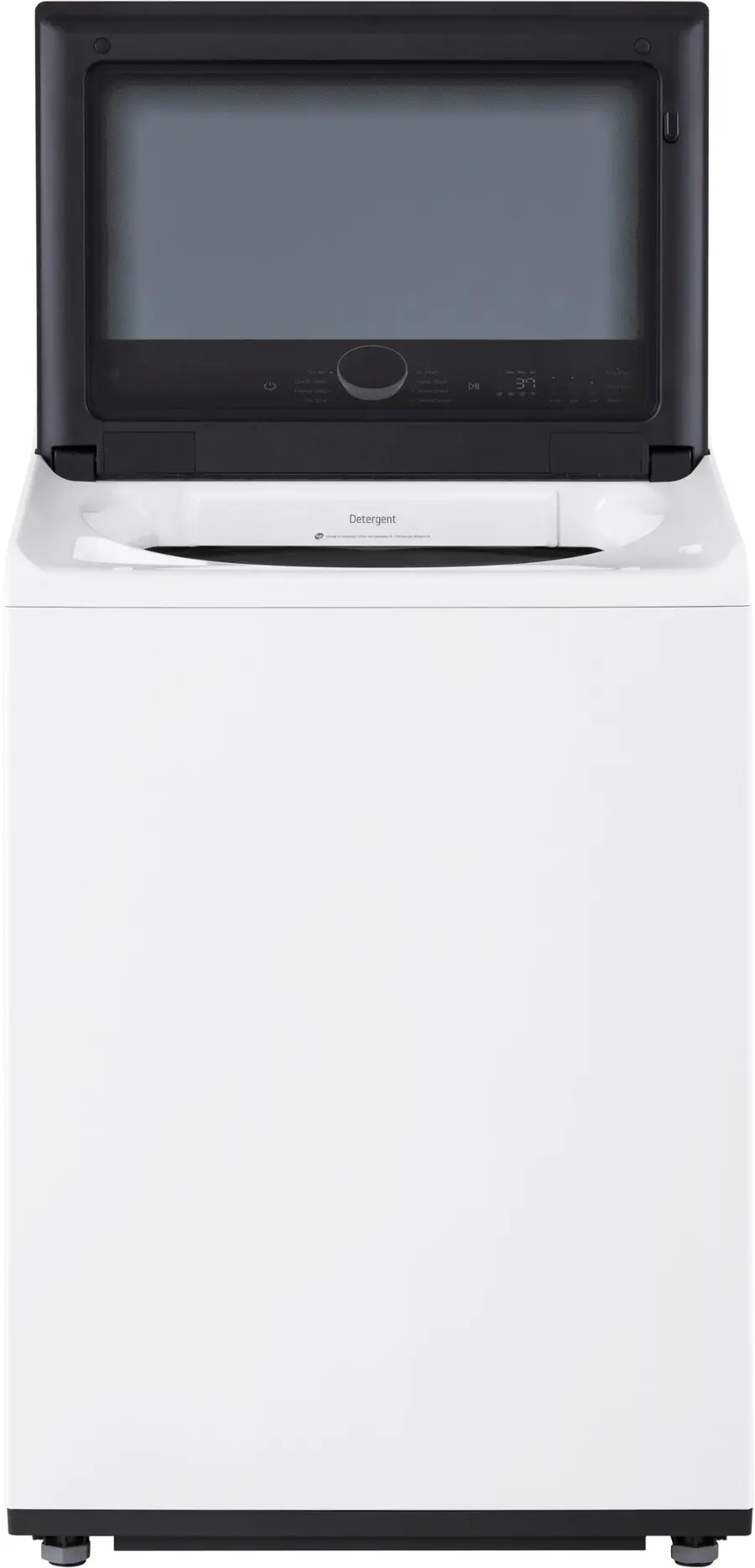 Alt View 2. LG - 5.3 Cu. Ft. High Efficiency Smart Top Load Washer with TurboWash3D Technology - Alpine White.