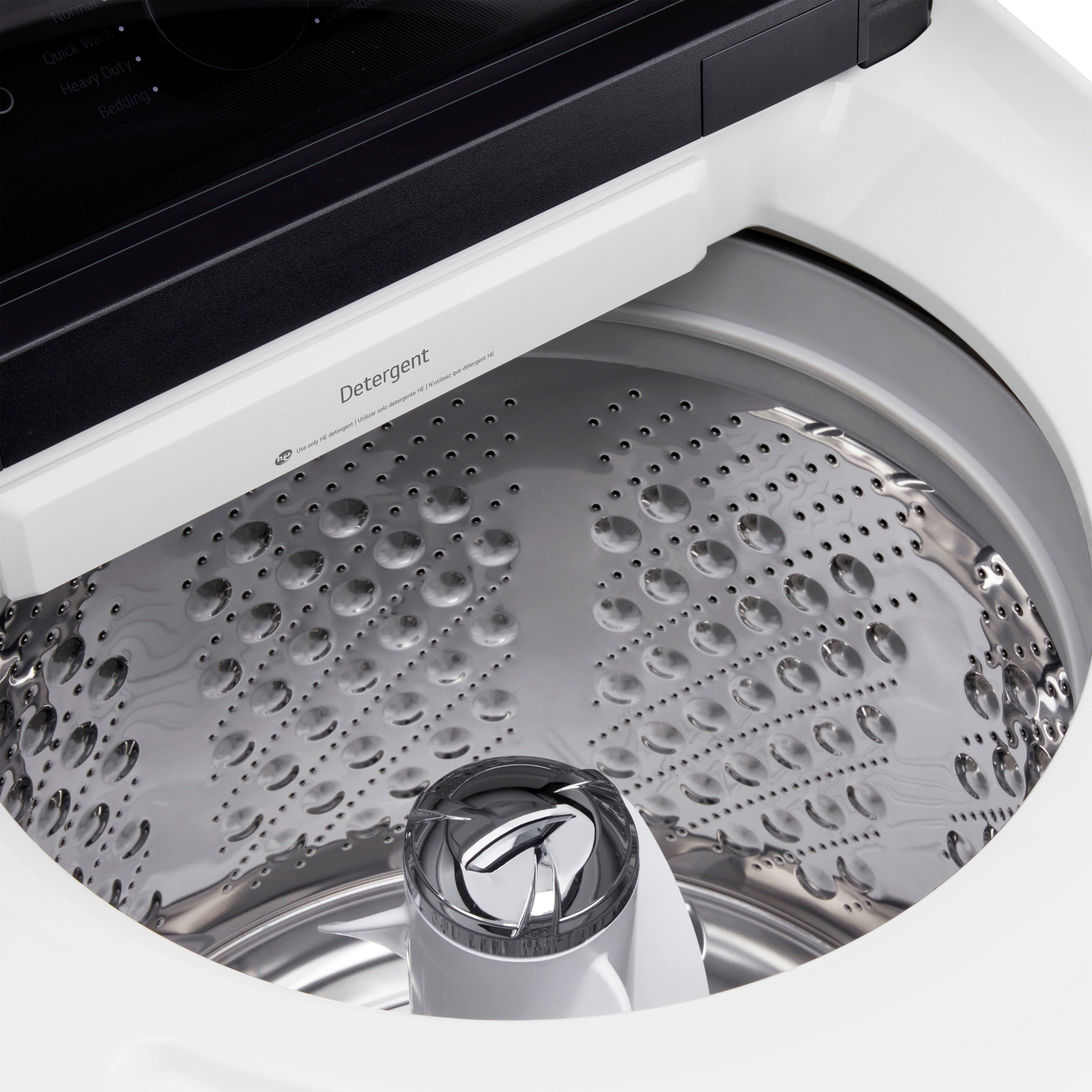 Alt View 21. LG - 5.3 Cu. Ft. High Efficiency Smart Top Load Washer with TurboWash3D Technology - Alpine White.