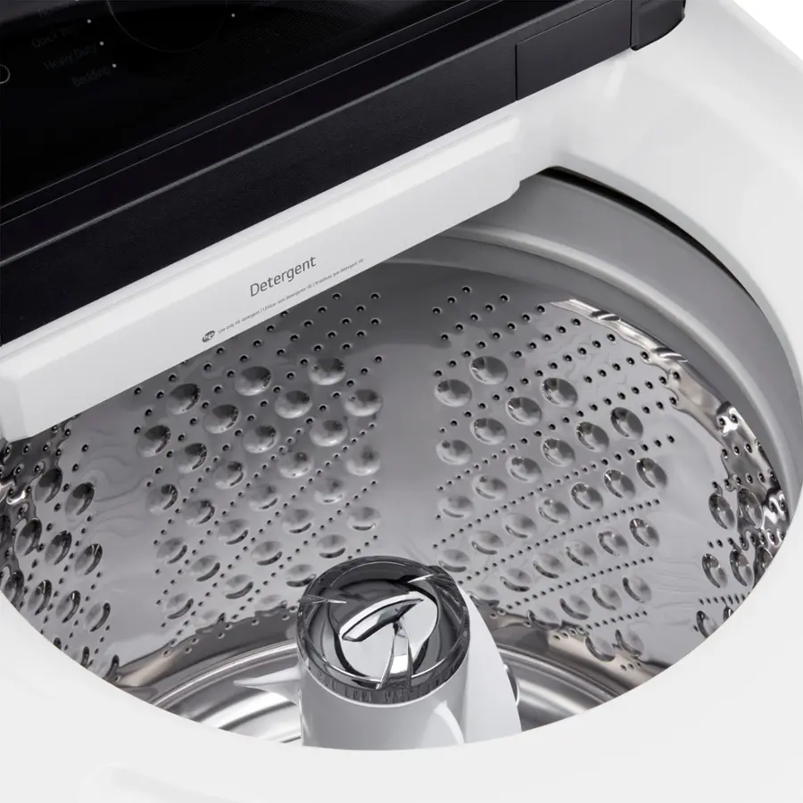 Alt View 21. LG - 5.3 Cu. Ft. High Efficiency Smart Top Load Washer with TurboWash3D Technology - Alpine White.