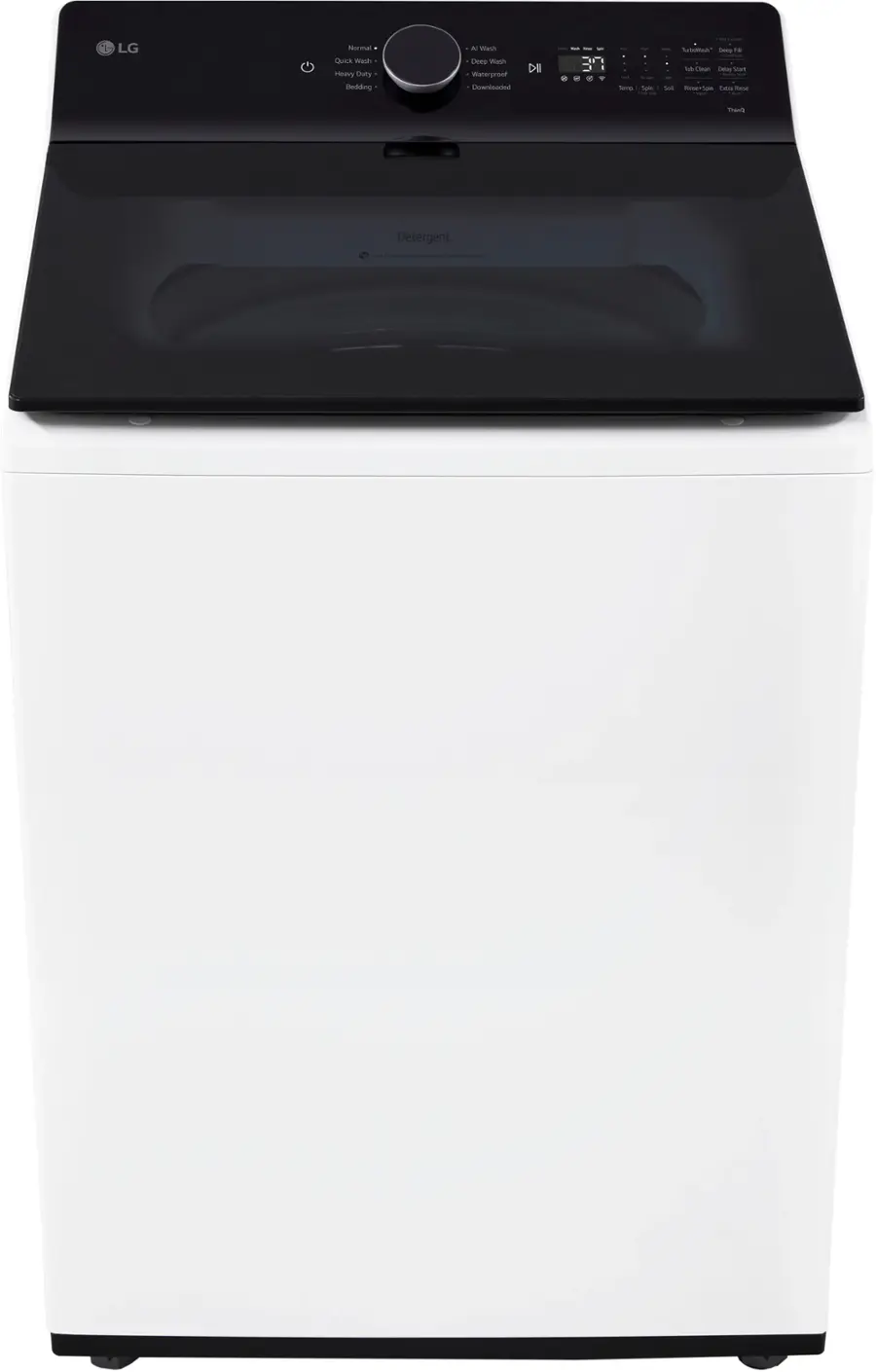 Alt View 11. LG - 5.3 Cu. Ft. High Efficiency Smart Top Load Washer with TurboWash3D Technology - Alpine White.